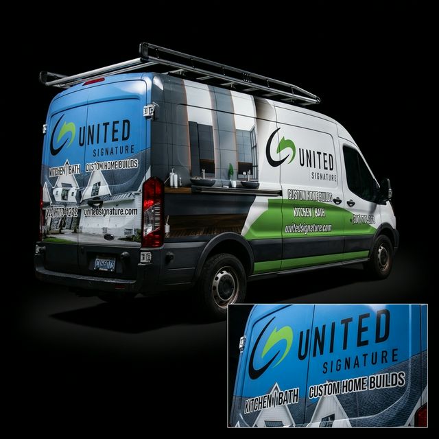 United Signature Fleet Van Wrap by EMWRAPS